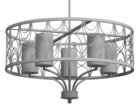 Cirrine Chandelier Modelo 3D