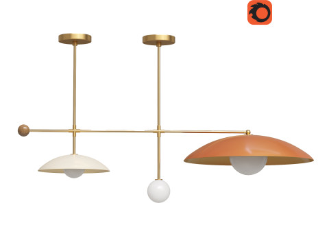 CORSA Chandelier 3D-Modell