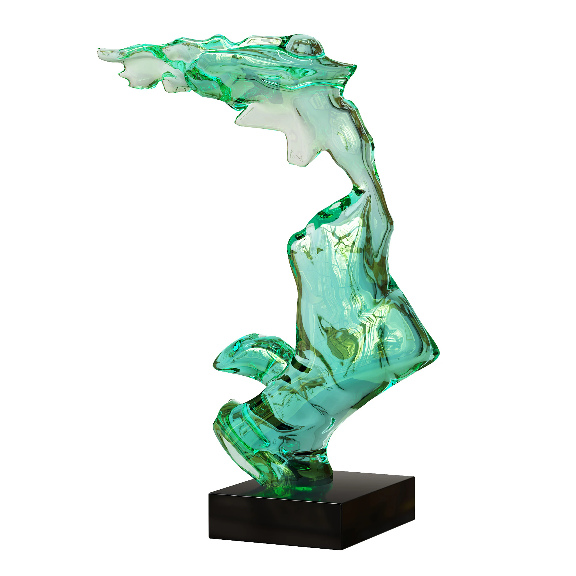 Crystal Spirit sculpture 3D Model .c4d .max .obj .3ds .fbx .stl .blend 