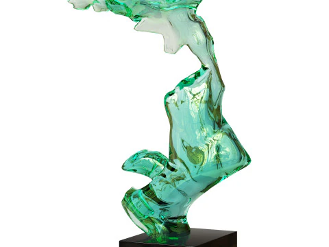 Scultura Spirito di cristallo Modello 3D