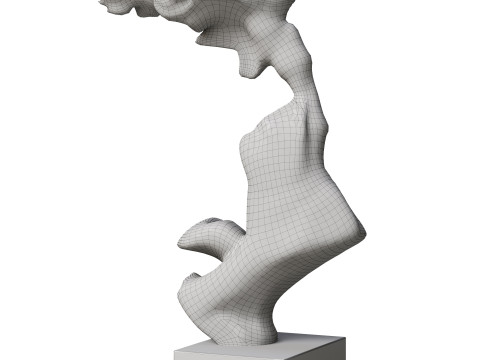 Crystal Spirit sculpture Modèle 3D