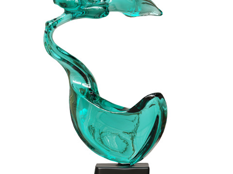 Crystal Wave sculpture 3D Model