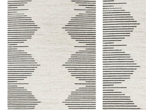 Karpet Area Abu-abu Damarcus Model 3D