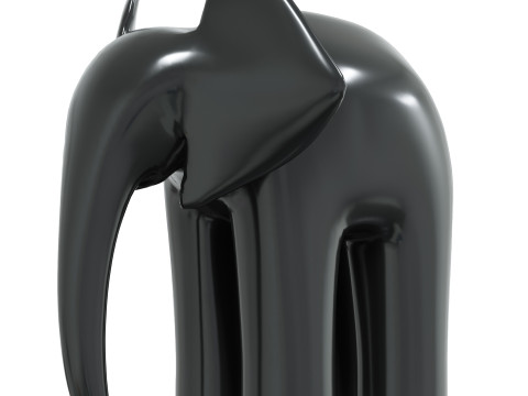 Elephant Sculpture 3D Модель
