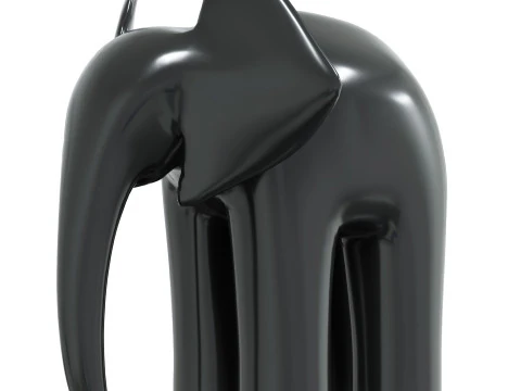 Elephant Sculpture 3D Model