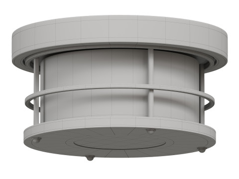 Emliviar Round Ceiling Light Modèle 3D