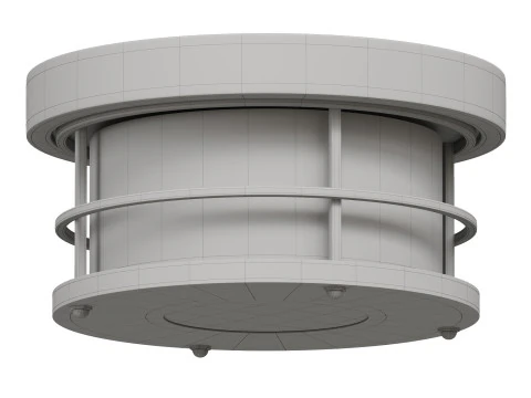 Emliviar Round Ceiling Light 3D Model