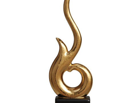 Ethereal Curve Sculpture 3D Model