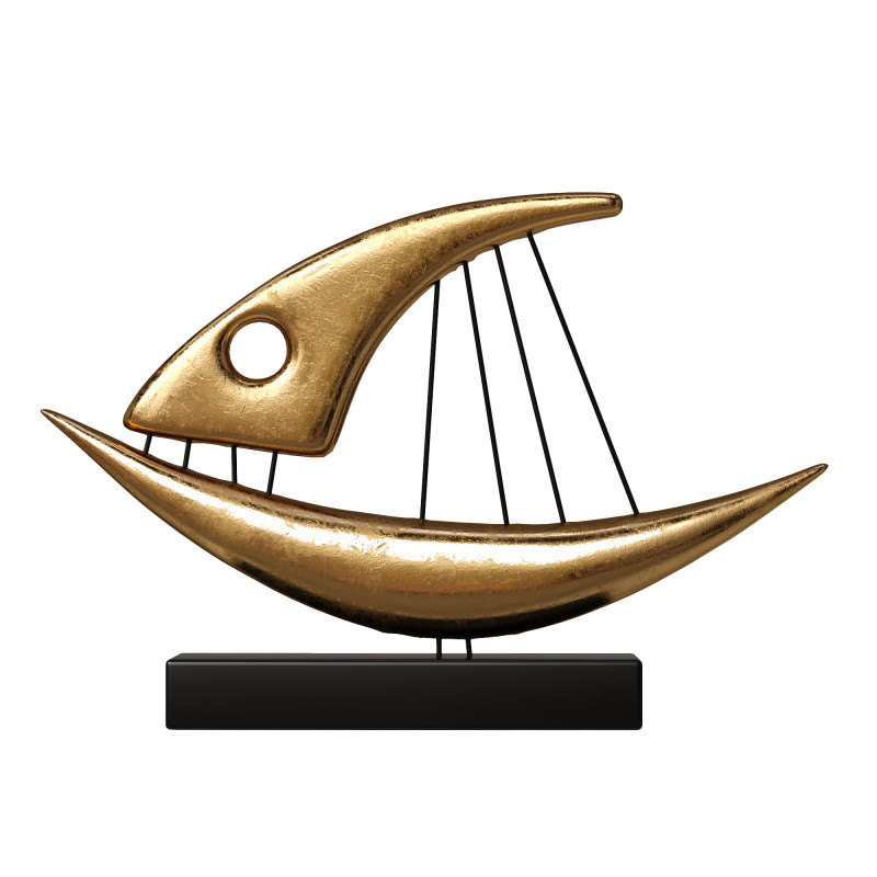 Golden Sail 3D Модель .c4d .max .obj .3ds .fbx .stl .blend 