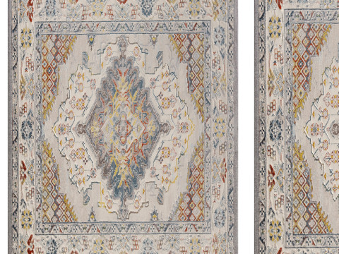 Flatiron Oriental Rug Model 3D