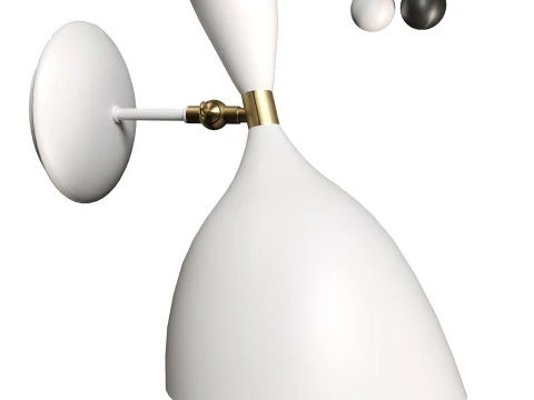 Josef Hierro Retro LED Pared Modelo 3D