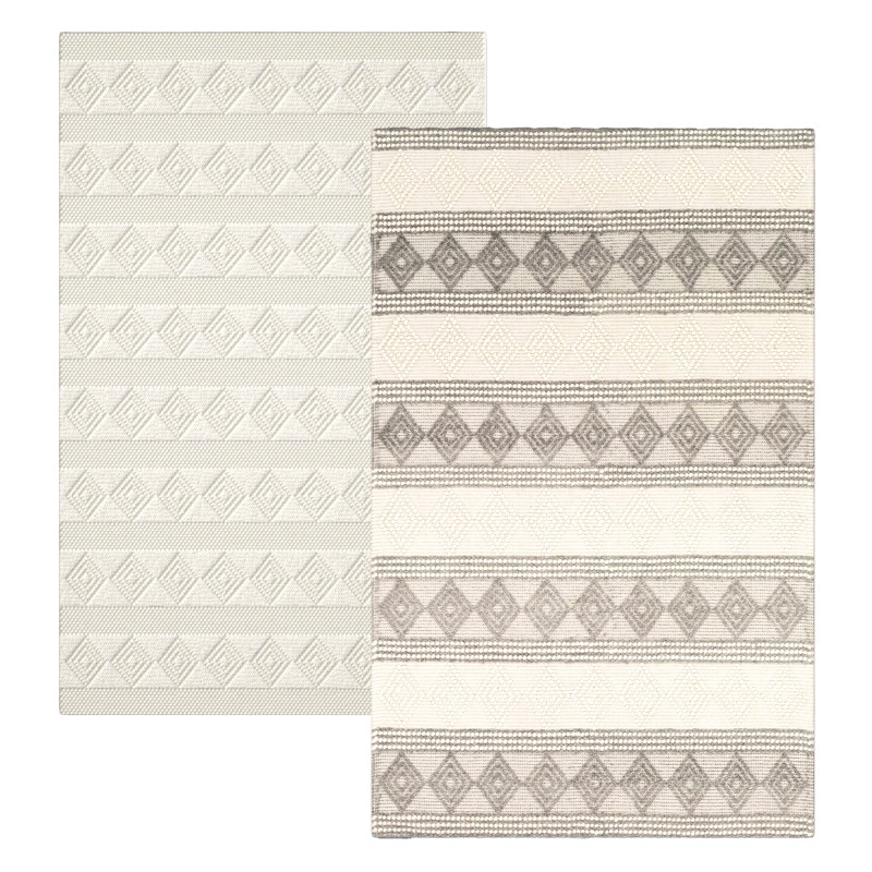 Latrissa Geometric Rug 3D Model .c4d .max .obj .3ds .fbx .stl .blend