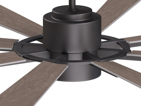 Lisa Ceiling Fan 3D Model