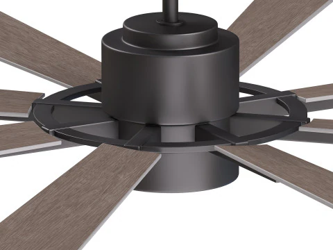 Lisa Ceiling Fan 3D Model
