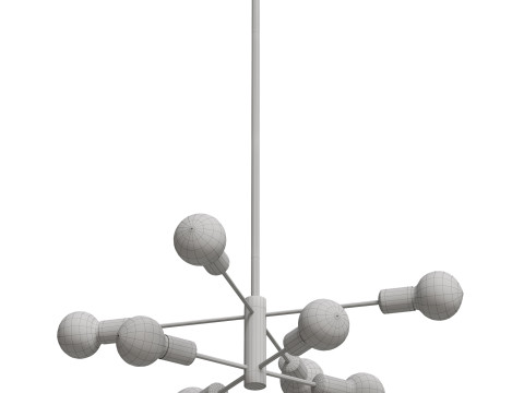 Ariyona 8 Light Chandelier Modelo 3D