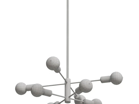 Ariyona 8 Light Chandelier 3D Model