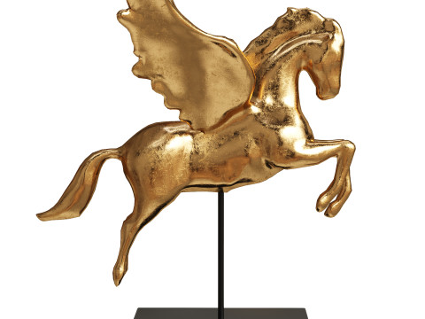 Pegasus in gold 3Dモデル