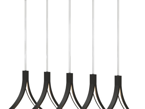 Pendant lamp Ilfari Stream H5 Black Modèle 3D