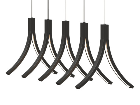 Pendant lamp Ilfari Stream H5 Black 3D Модель