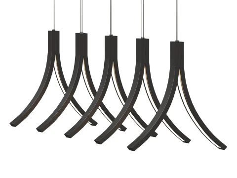Pendant lamp Ilfari Stream H5 Black 3D Model
