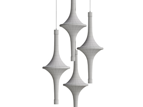 Rain Bontempi Suspension Lamp Modelo 3D