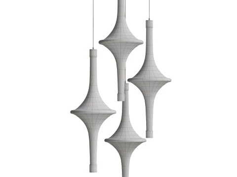 Rain Bontempi Suspension Lamp 3D Model