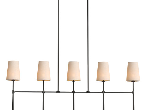 Rhodes Linear Chandelier 3Dモデル