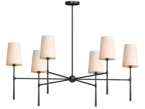 Lustre redondo Rhodes Modelo 3D