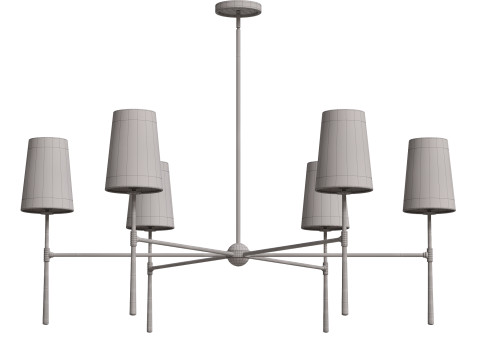 Rhodes Round Chandelier 3Dモデル