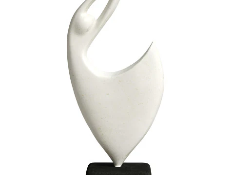 Serene Harmonie-sculptuur 3D Model