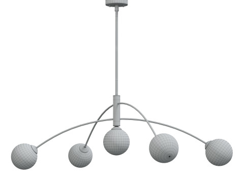 Valentina Arc Chandelier 3D Model