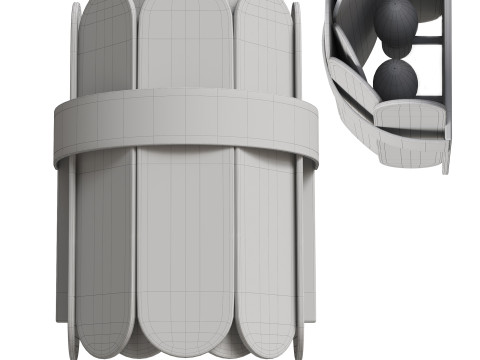 Wall lamp Freya Deserto 3D 模型