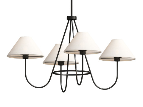 Wolcott Chandelier 3Dモデル