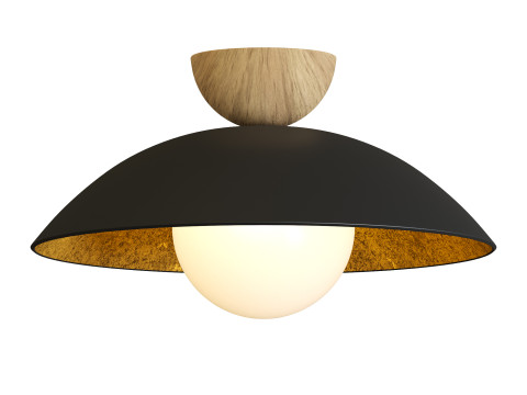 Briceson Glass Flush Mount Model 3D