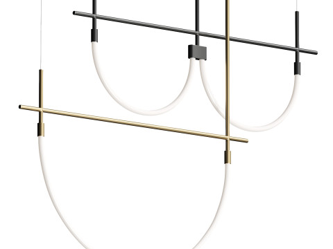 Cram pendant lamp by Aromas 3Dモデル