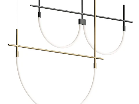 Cram pendant lamp by Aromas 3D Model