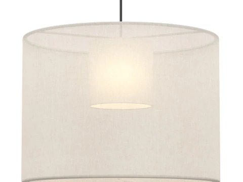 Moare Liviana pendant lamp 3D Model