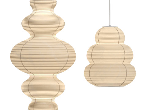 Noguchi Paper Pendant Lamp 3D 모델