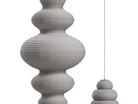 Noguchi Paper Pendant Lamp 3D 모델