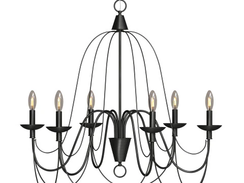 ノース スター デザインズ マイヤーズ 6 ライト 3Dモデル