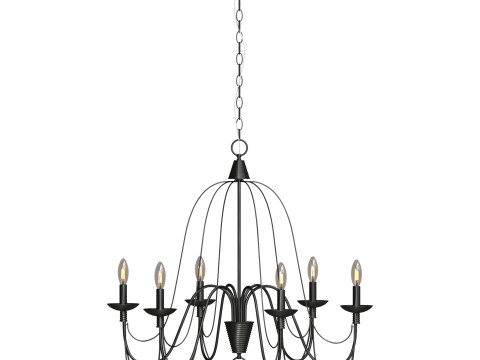 North Star Designs Myers 6 Light Modelo 3D