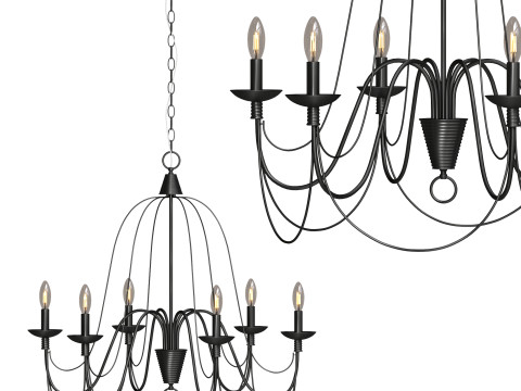 North Star Designs Myers 6 Light Modelo 3D