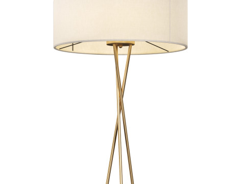 Tripod Floor Lamp Model 3D