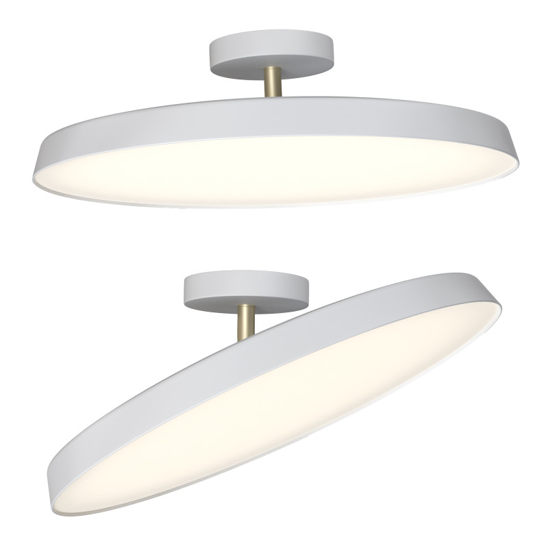 Alba Pro 40 Ceiling light White 3D Модель .c4d .max .obj .3ds .fbx .stl .blend
