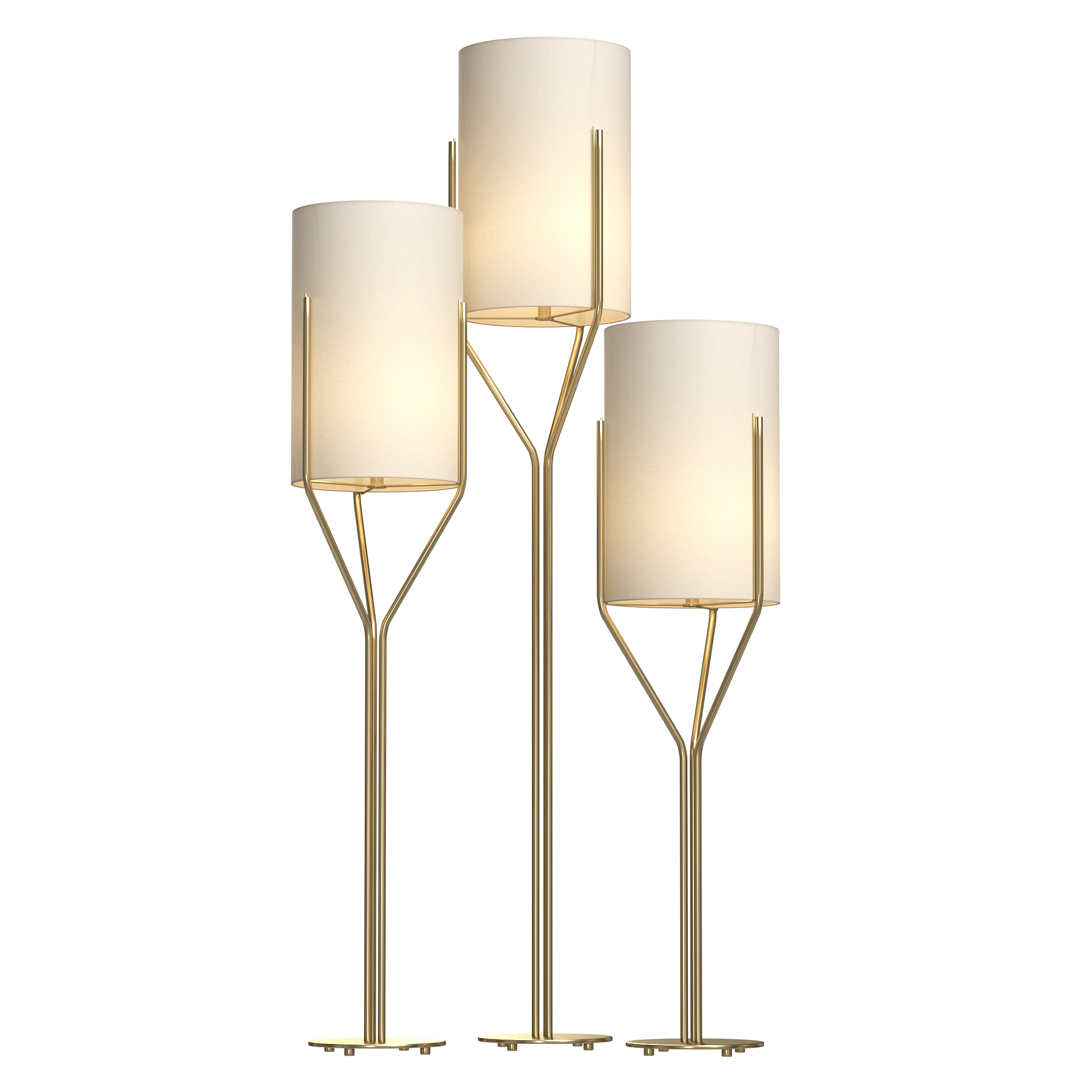 Arborescence Floor Lamp 3D Model .c4d .max .obj .3ds .fbx .stl .blend 