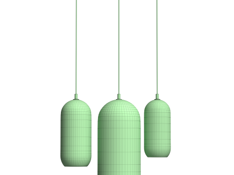 Cangini Tucci Aeron Pendant Lamp 3D Model