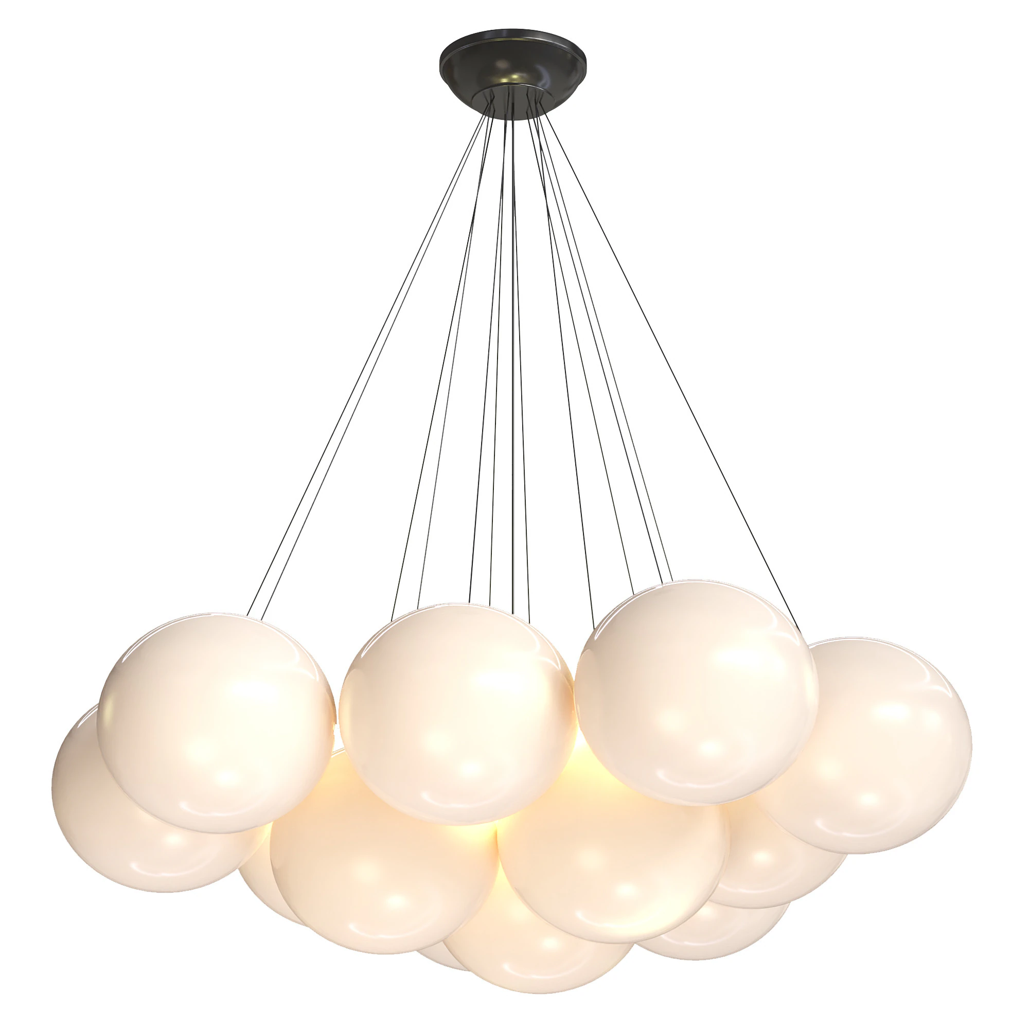 Chandelier OGDEN 3D Model .c4d .max .obj .3ds .fbx .stl .blend 
