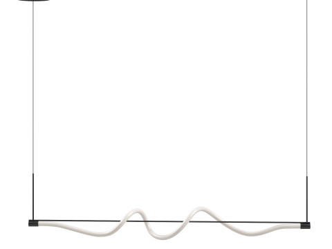 Cursive LED Linear Pendant Modelo 3D