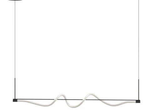 Cursive LED Linear Pendant 3D Model