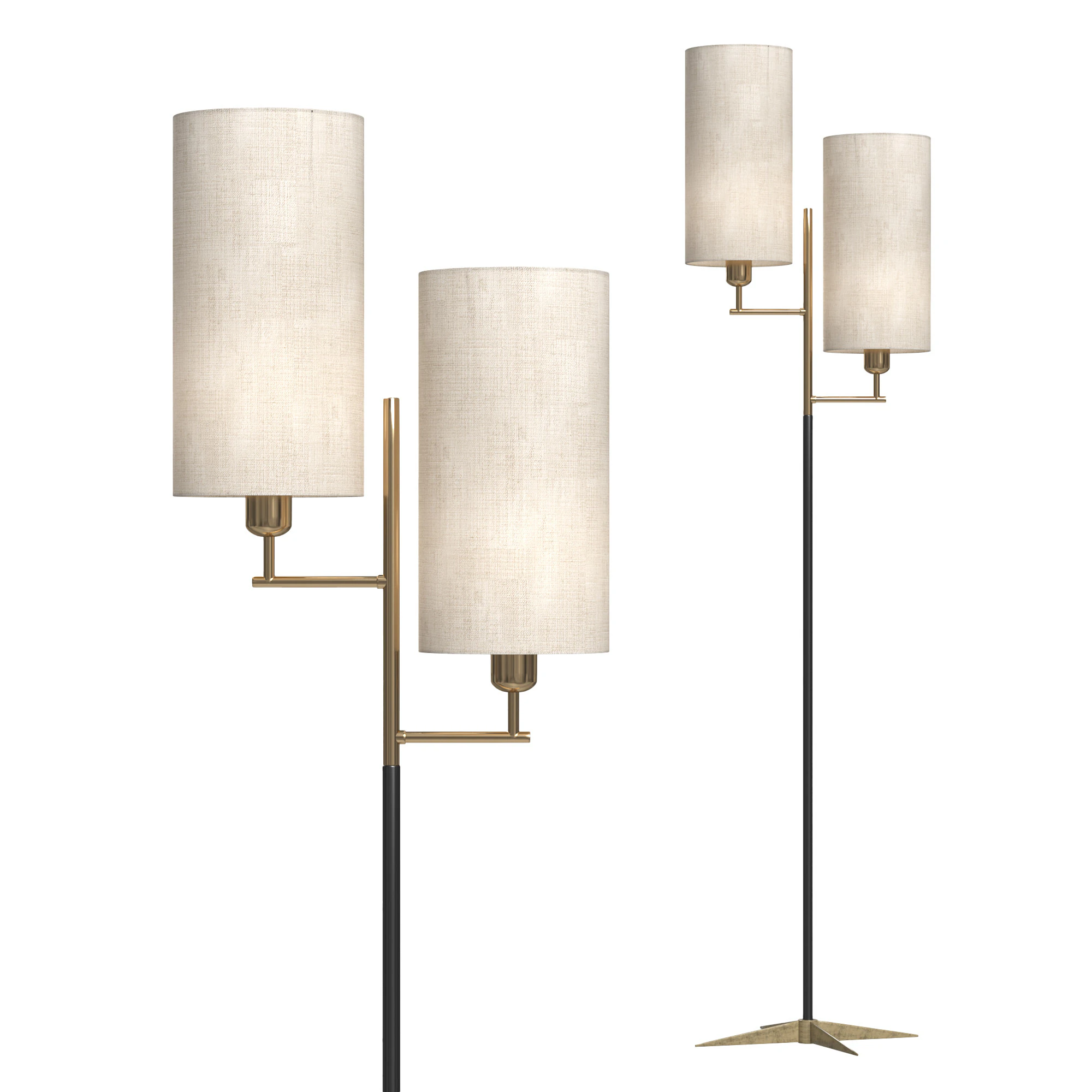 Lampada da terra Davis Modello 3D .c4d .max .obj .3ds .fbx .stl .blend 